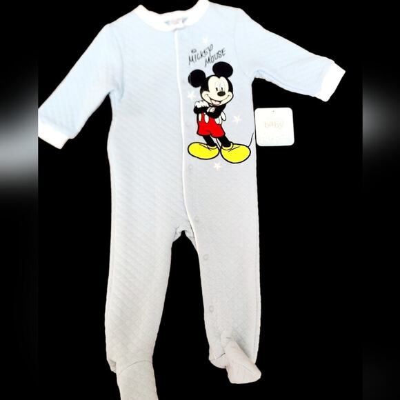 DISNEY BABY BOY SLEEPER MICKEY SIZE 6-9 MONTHS NEW - Picture 1 of 4